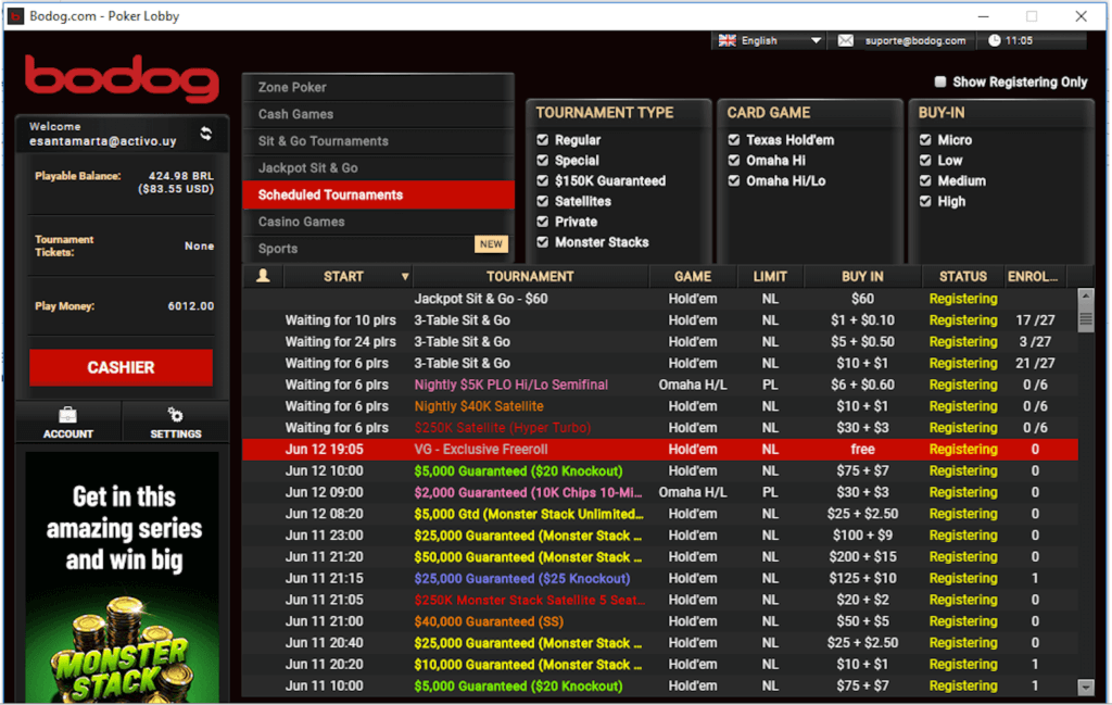 Freeroll-VIP-Grinders-Bodog