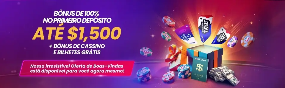 bonus wpt global boas vindas