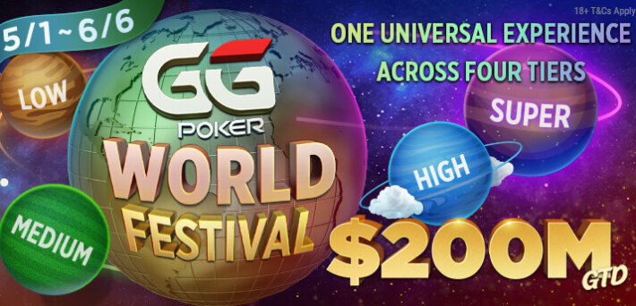 $200M Garantidos na GGPoker World Festival 2023