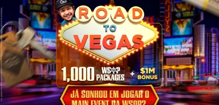 ganhe pacote 12k road to vegas wsop ggpoker