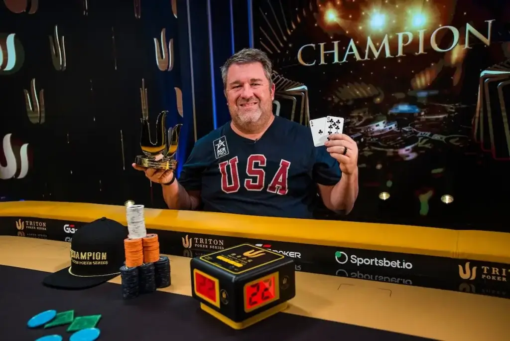 chris moneymaker campeão triton montenegro