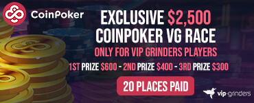 Exclusiva $2,500 VG CoinPoker Race