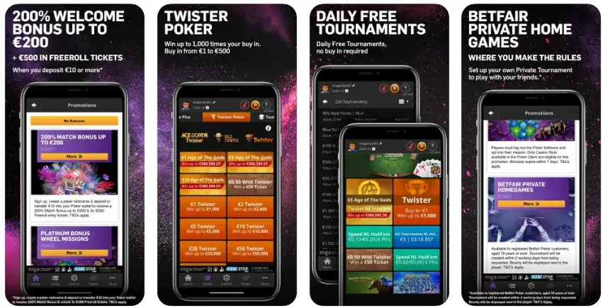 betfair poker app