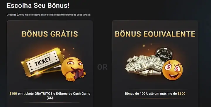 bônus ggpoker boas-vindas