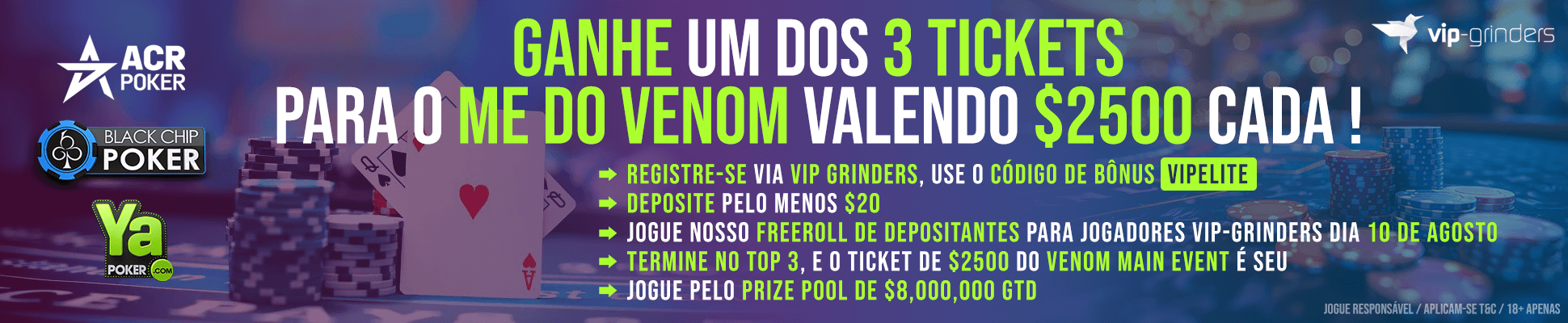 tickets para venom na wpn
